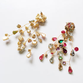 Earrings Colorful Diamond